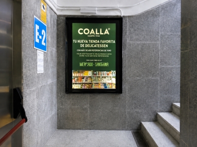 Illuminated display of 75x110 cm in Estepona, Málaga