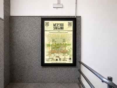 Illuminated display of 75x110 cm in Estepona, Málaga