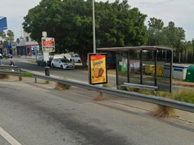 Mupi publicitario de 176x120 cm en Estepona, Málaga