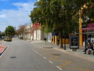 Mupi of 176x120 cm in Marbella, Málaga
