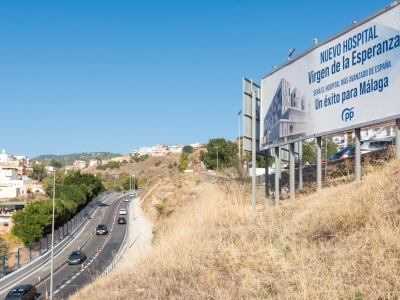 Valla de 8x3 m en Málaga, Málaga