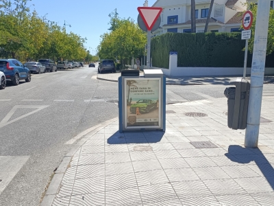 Mupi de 70x100 cm en San Pedro de Alcántara, Málaga