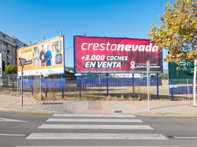 Valla de 8x3 m en Málaga, Málaga
