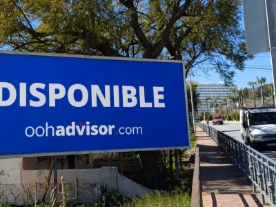 Valla de 8x3 m en Torremolinos, Málaga
