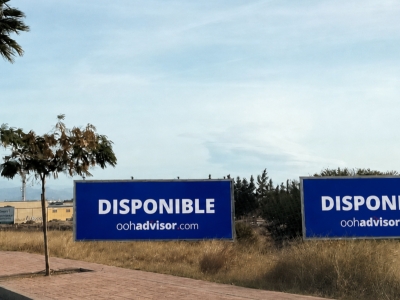 Billboard of 8x3 m in Alqueria (alhaurin de la torre), Málaga