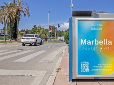 Mupi de 70x100 cm en Marbella, Málaga