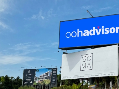Valla digital de 8x3 m en Marbella, Málaga