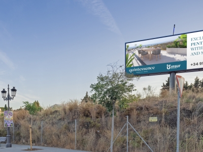 Valla publicitaria digital de 8x3 m en Marbella, Málaga