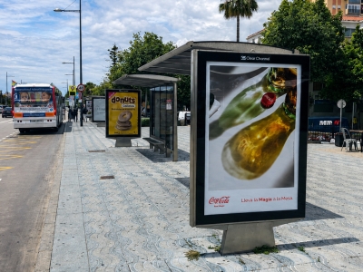 Mupi of 176x120 cm in Marbella, Málaga