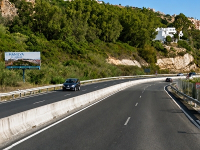 Billboard of 8x3 m in Manilva, Málaga