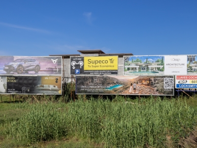 Valla publicitaria de 16x3 m en Marbella, Málaga