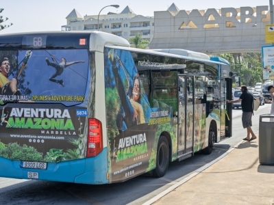 Autobus de Gran lateral Simple en Málaga, Málaga