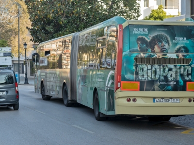 Autobus de Gran lateral Simple en Málaga, Málaga