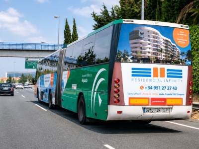 Autobus de Gran lateral Simple en Algeciras, Cádiz