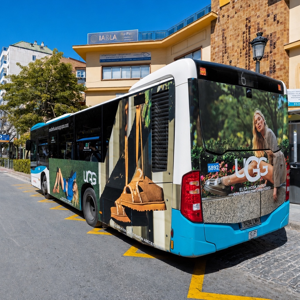 UGG pisa fuerte en la Costa del Sol: Branding de gran formato los 365 días del año