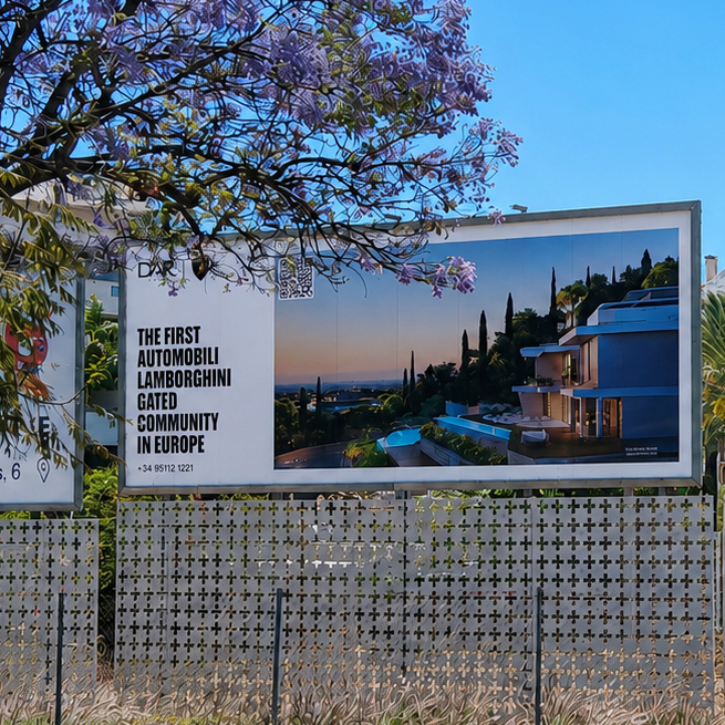 DARGLOBAL: campaña OOH y DOOH en Marbella