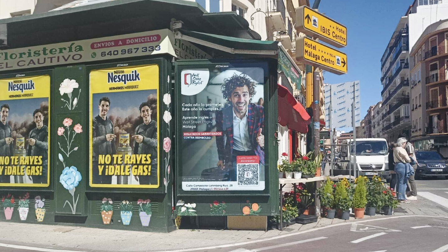 Wall Street English apuesta por la publicidad exterior para reforzar la visibilidad de sus academias